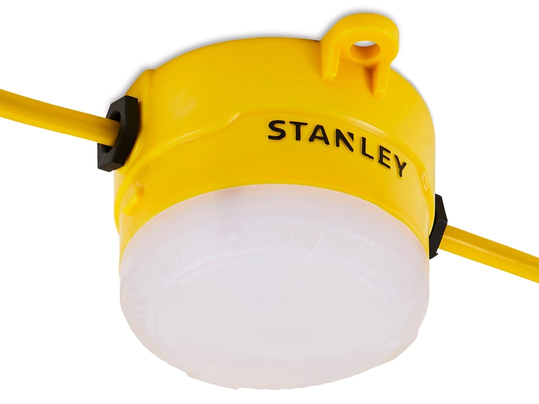STANLEY® Lighting Interconnectable Festoon Kit 8 LED Bulbs 240V 16.5m SXLS31363E