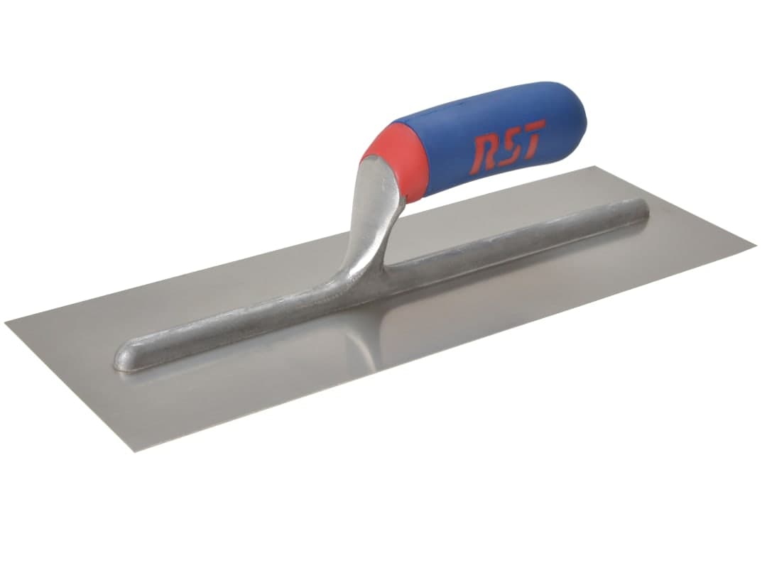 R.S.T. Plasterer's Finishing Trowel Stainless Steel Soft Touch Handle 13 x 5in RTR13SSD
