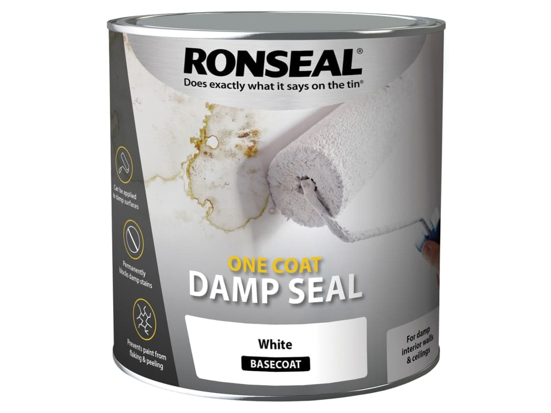 Ronseal One Coat Damp Seal White 2.5L 36958