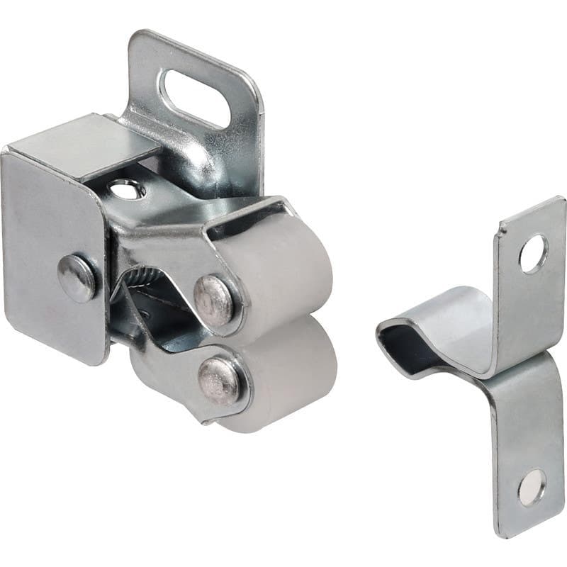 Twin Roller Catch 27 x 33mm Zinc Plated Pack 10