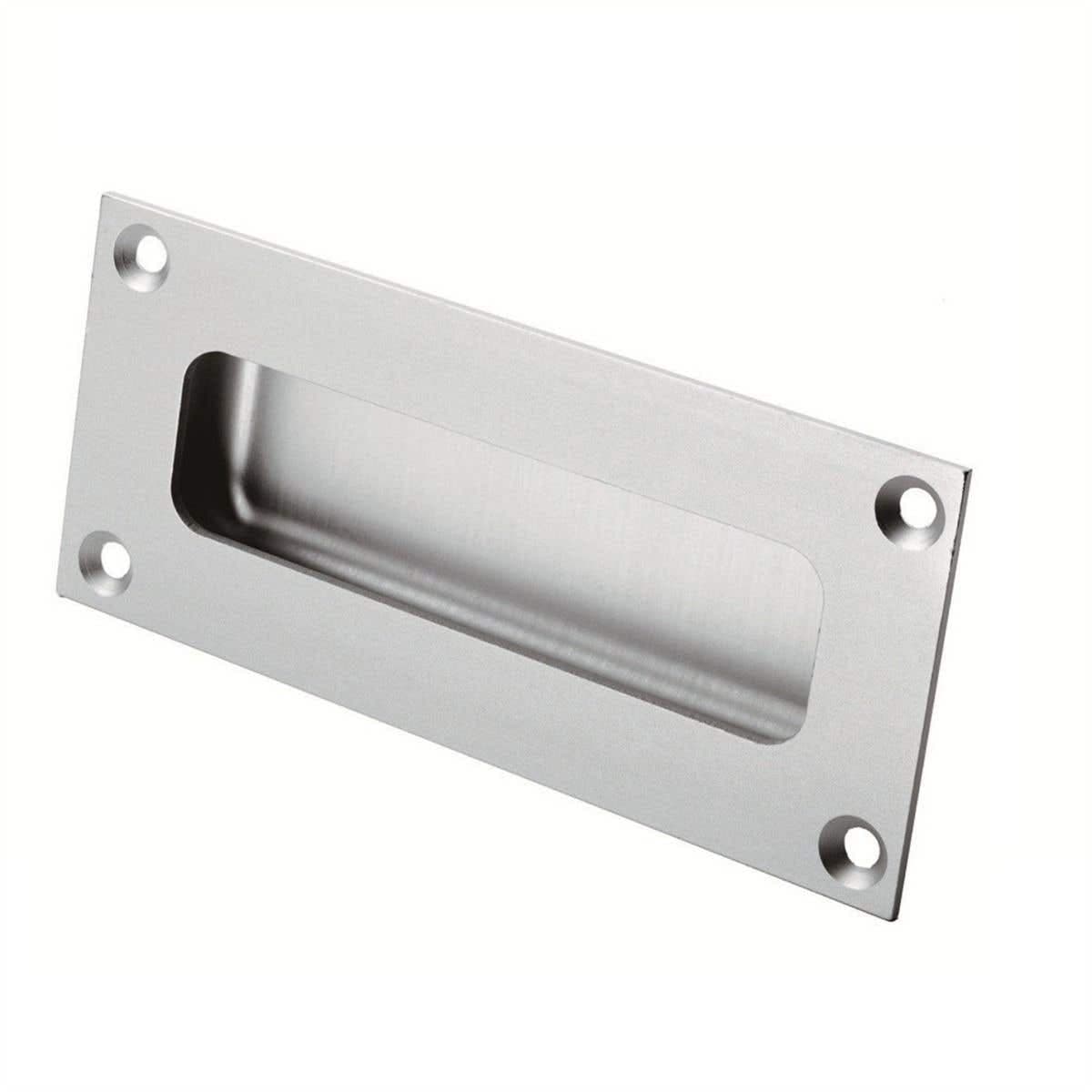 Aluminium Cabinet Pull Handle - Satin - 90mm - Elite Knobs & Handles