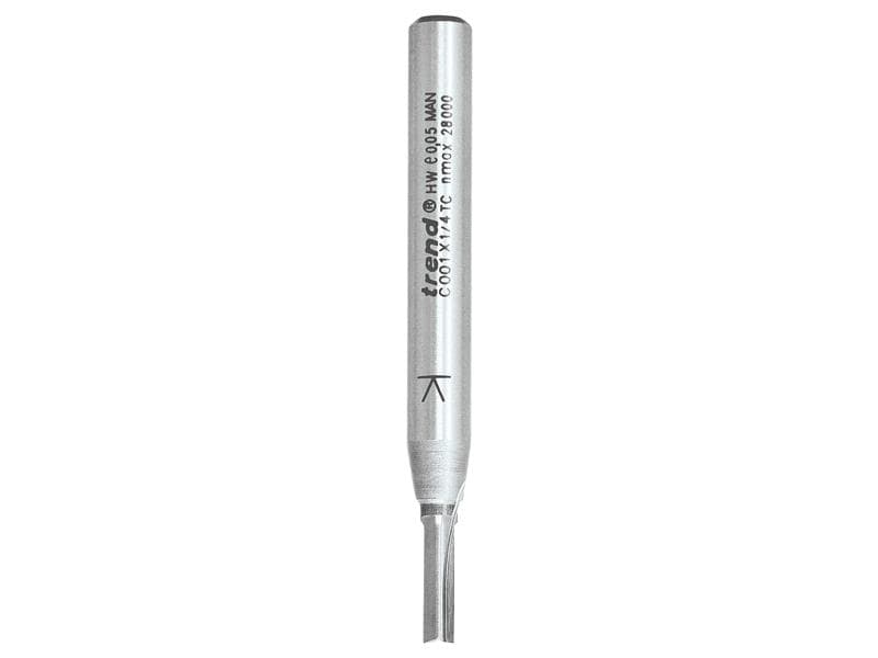 Trend C001X1/4TC C001 X 1/4 Tct Two Flute Cutter 3.2 X 9.5Mm