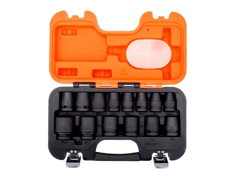 Bahco D/S14 D/S14 1/2In Drive Impact Socket Set 14 Piece