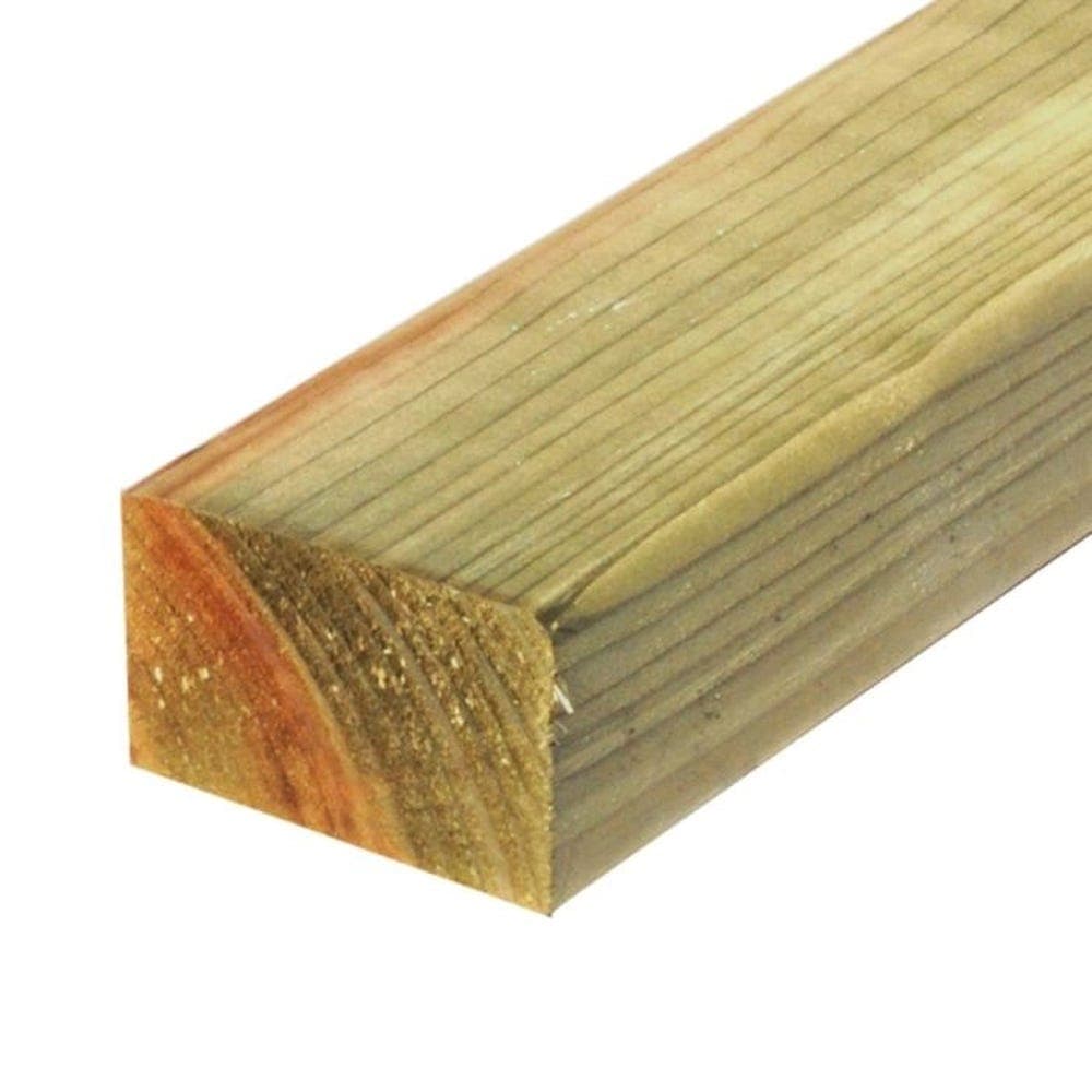 C16 Treated Timber 2400mm x 75mm x 47mm (3in x 2in)