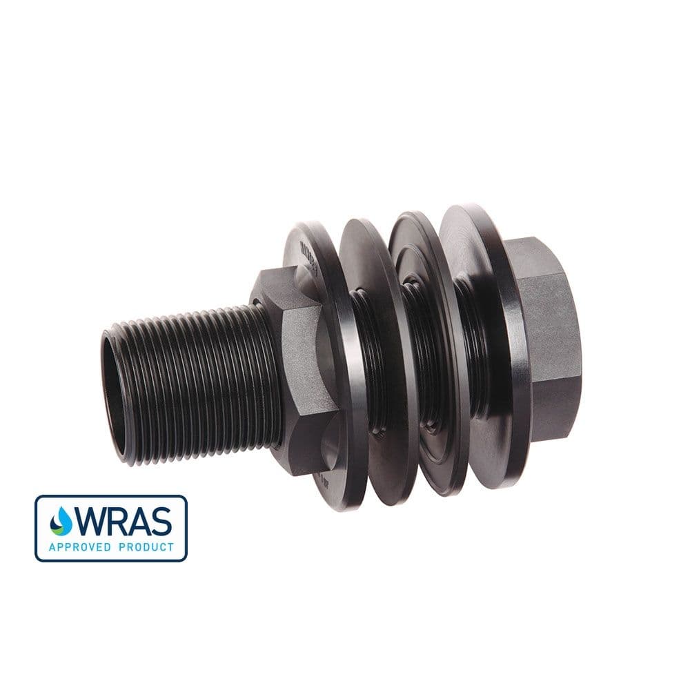 Enduramaxx 1" BSP Male/Female Plastic Tank Connector Original Organics