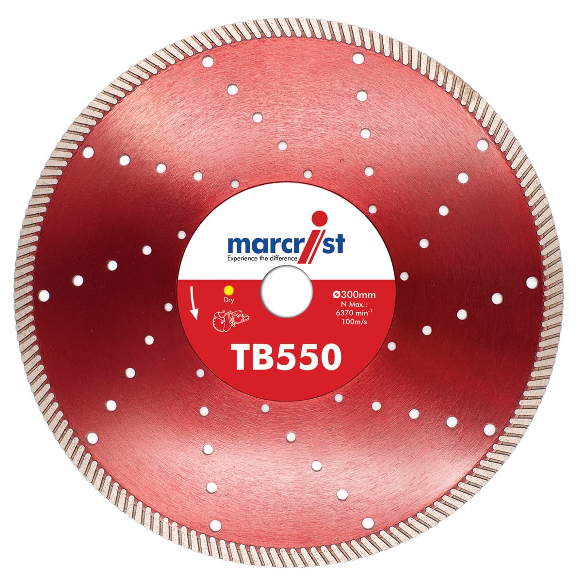 Marcrist TB550 300 x 20.0mm Universal Turbo Diamond Blade
