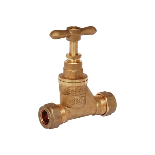 Stopcock Brass 15mm