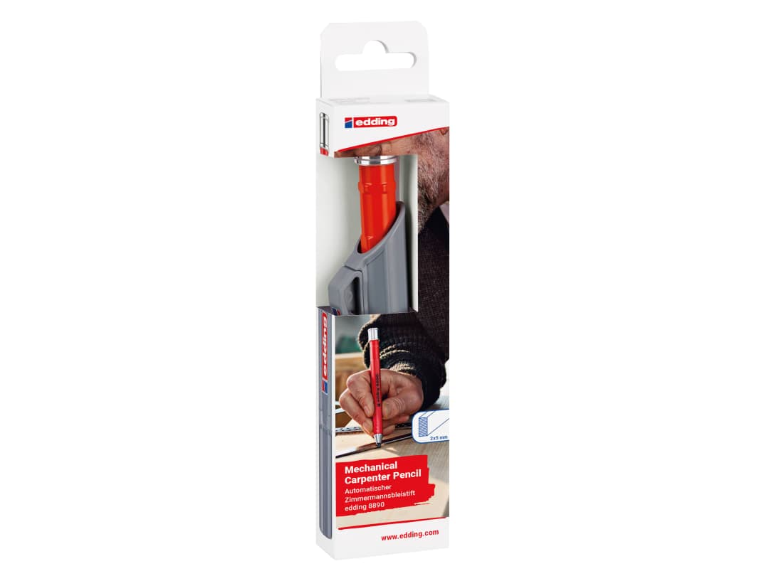 edding 8890 Mechanical Carpenter Pencil (Blister Packed) 4-8890-1-1090