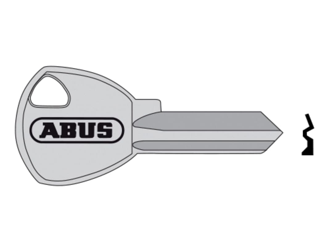 ABUS Mechanical 65/25 25mm New Profile Key Blank 10011406-01