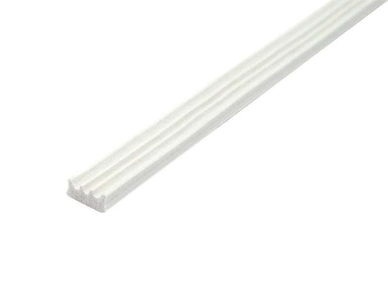 Faithfull AD-ZG020 Epdm Draught Excluder White 6M 9 X 3.5Mm
