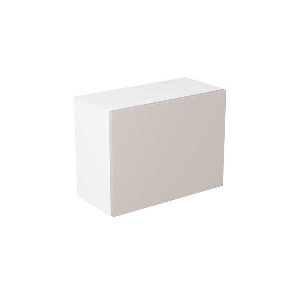 Flatpack 600 Single Extractor Wall Kitchen Cabinet Slab Supermatt Light Grey