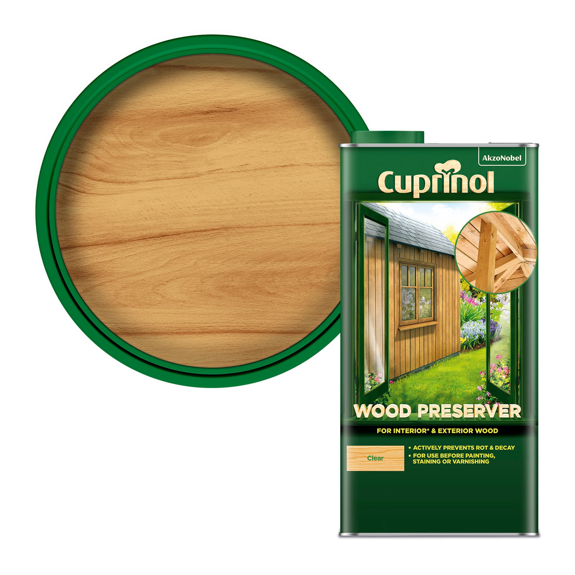 Cuprinol Wood Preserver 5L Clear