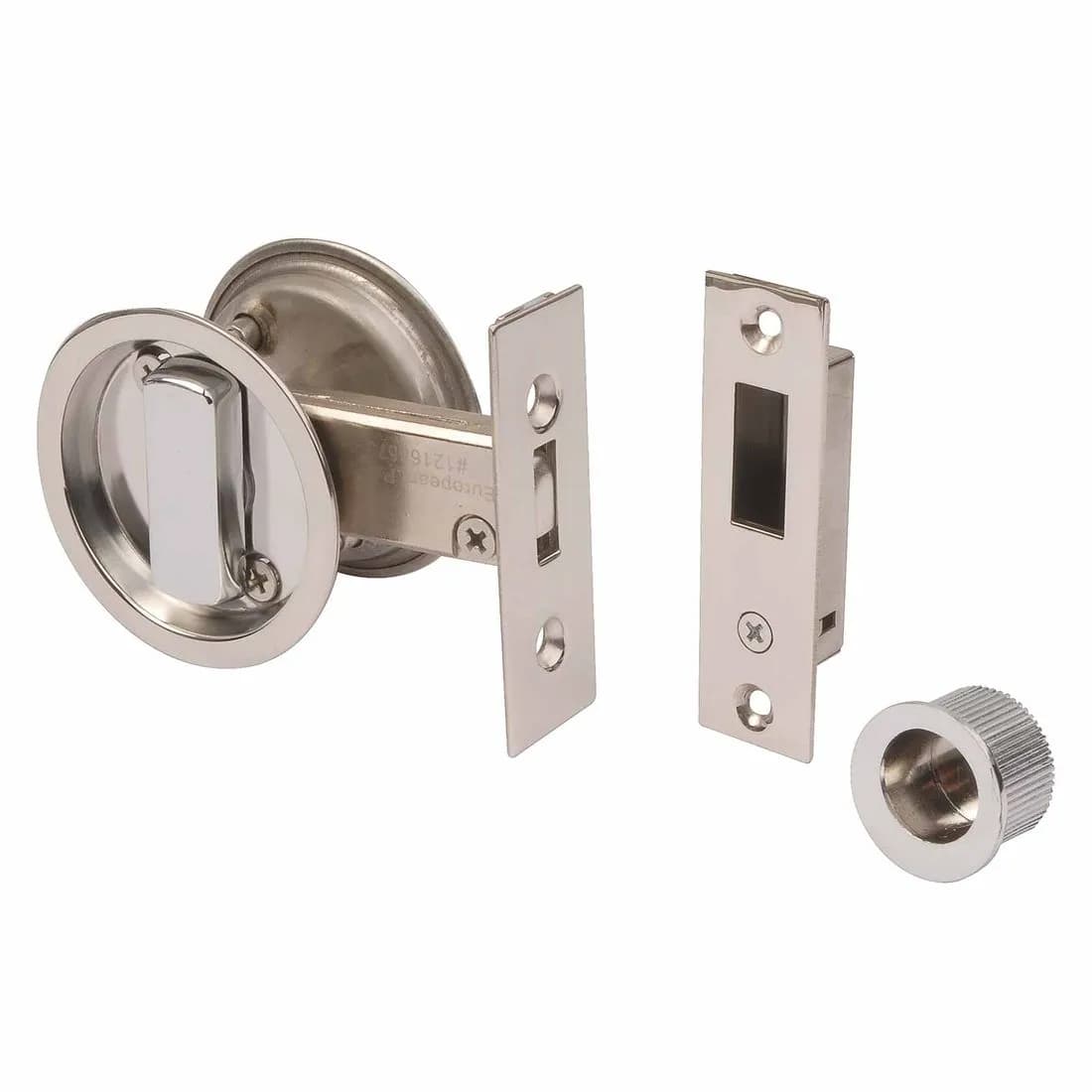 Sliding Door Bathroom Set Polished S/Steel