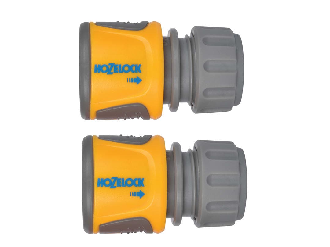 Hozelock 2070 Soft Touch Hose End Connector (Pack 2) 100-000-551