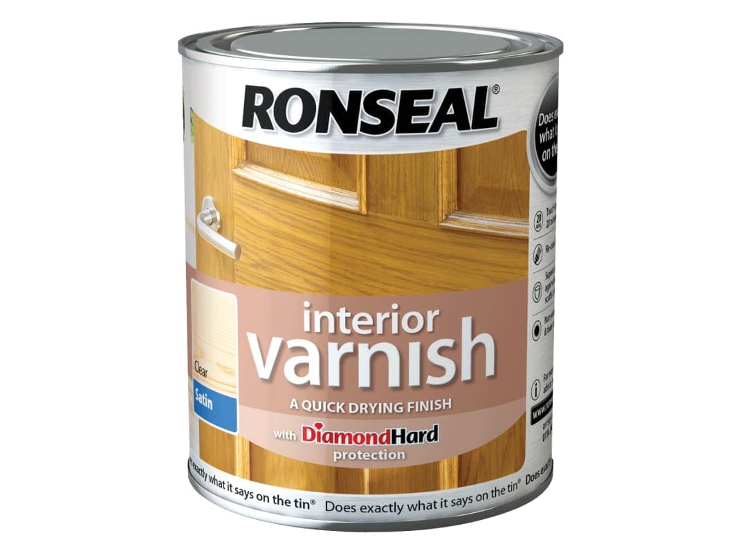 Ronseal Interior Varnish Satin Clear 250ml 36870