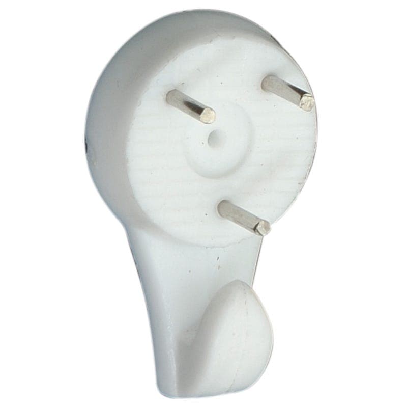 Hardwall Picture Hooks White 30mm Pack of 50