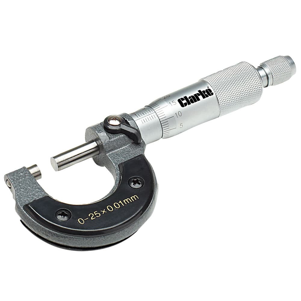 Clarke 4500280 Cm180 0-25Mm Micrometer