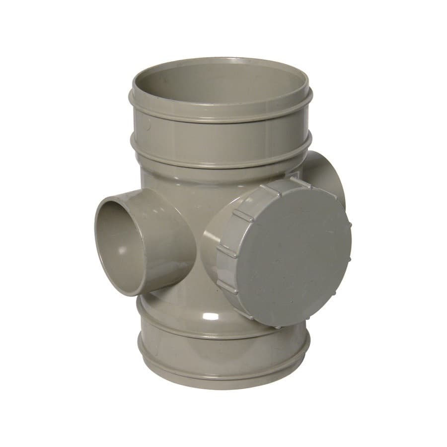 Floplast 110Mm O/Grey Access Pipe-Ds SS275OG