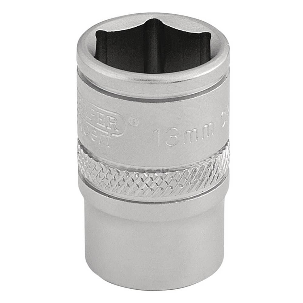 Draper Expert 16539 6 Point Metric Socket 3/8in Sq. Dr. 13Mm each
