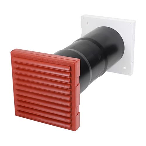 Timloc LOCACV7TE Aerocore Through-Wall Vent Set With Baffle - Terracotta - Acv7Te 127 X 350 Bag 1