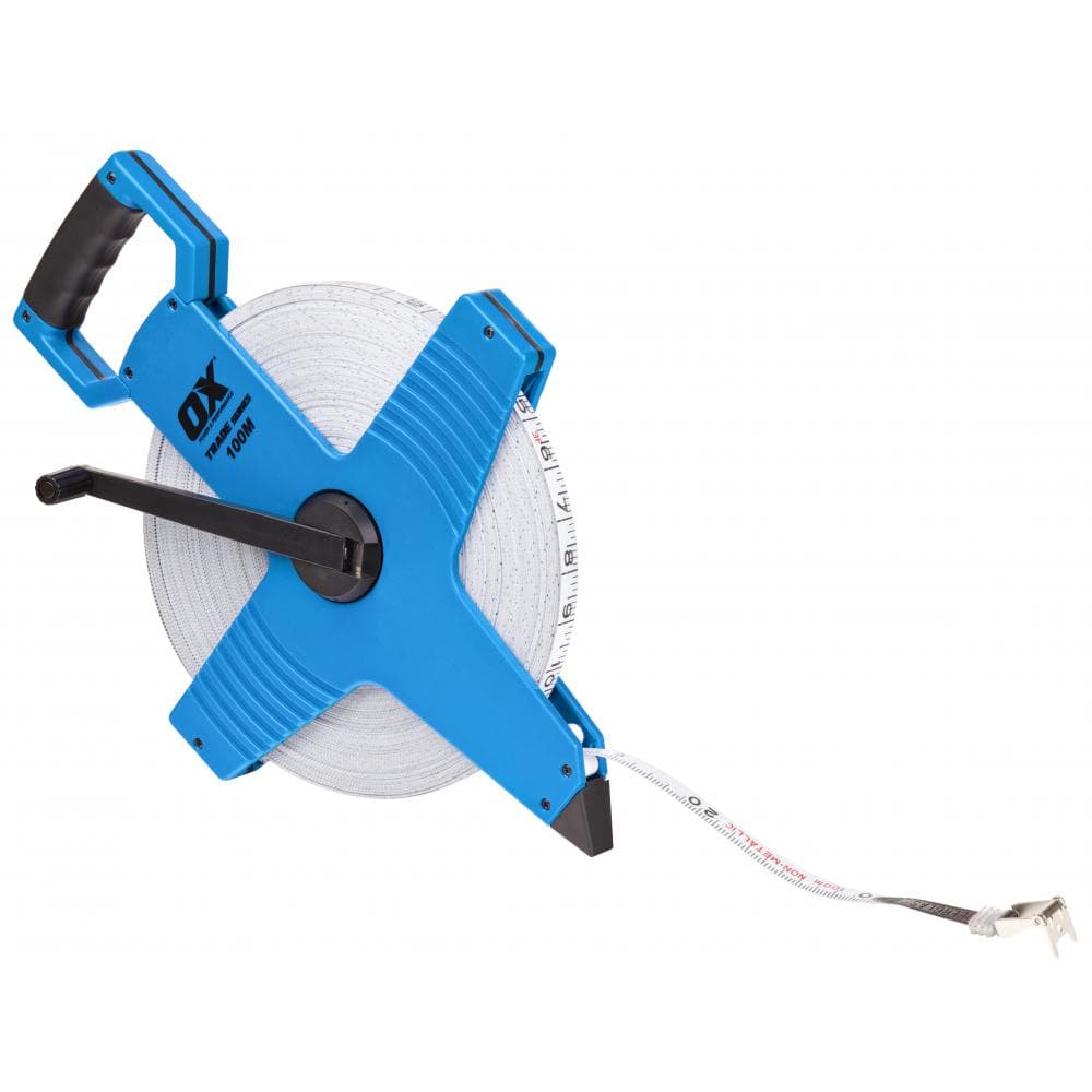 Ox Tools OX-T023510 Ox Trade Open Reel Tape Measure - 100M / 330Ft EA