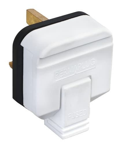 13A Hd Plug White HDPT13W-01