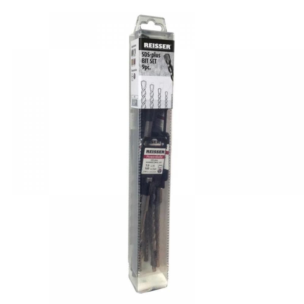 Reisser PSET Powerbohr Sds-Plus Hammer Bit Set 9Pc In Tube