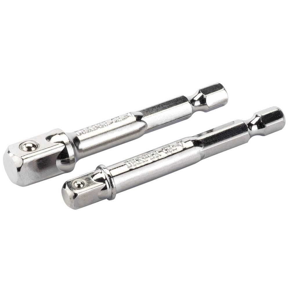 Draper 50087 1/4in Hex. Socket Drive Adaptor Set 1 X 1/4in Sq. Dr. 1 X 3/8in Sq. Dr. per set