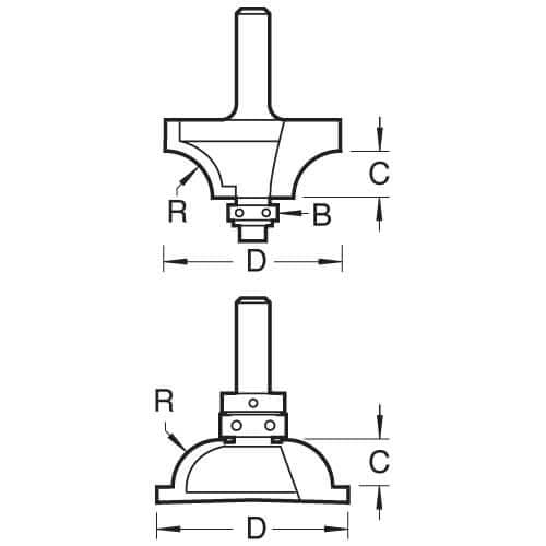 Trend Shoulder Scribe/Profile Set Set 1 SSP/1X1/4TC