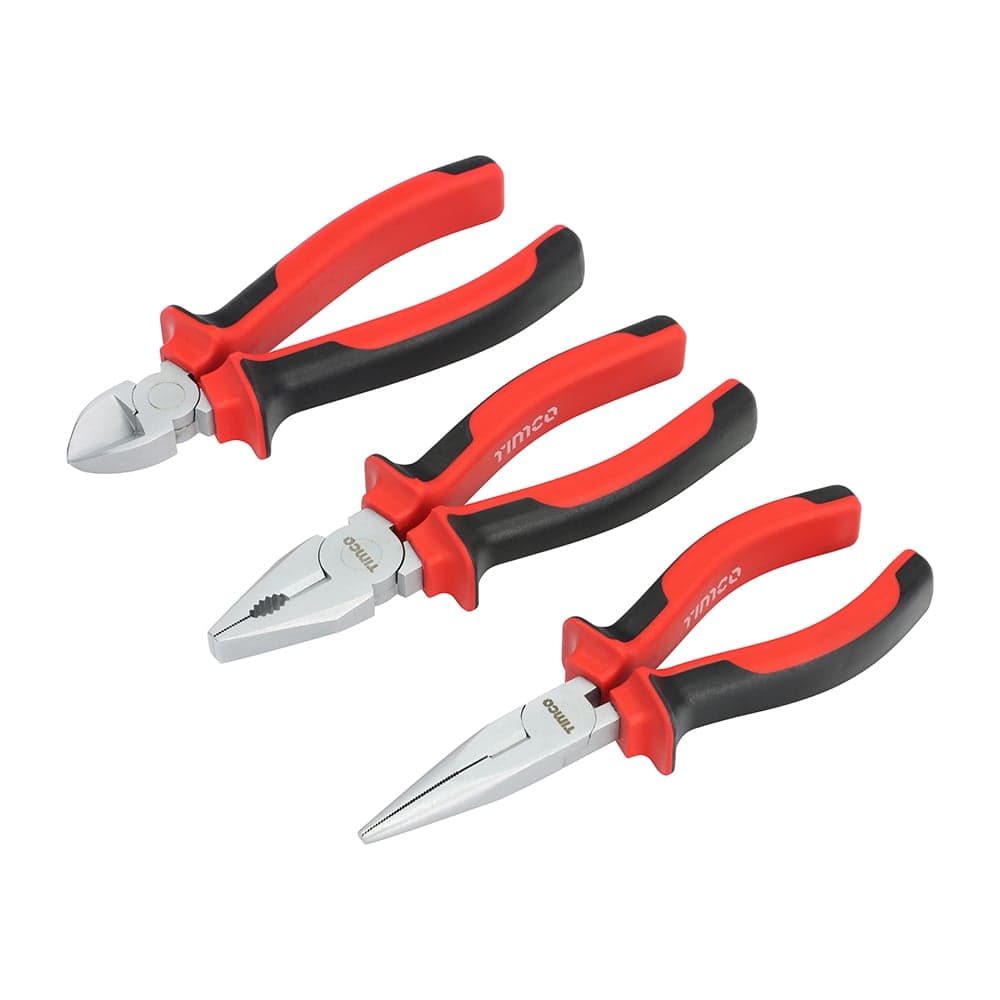 Timco 468173 General Purpose Pliers Set 3Pcs Backing Card 3