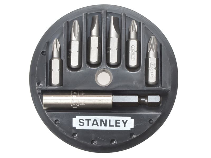 Stanley® 1-68-737 Slotted/Phillips/Pozidriv Insert Bit Set 7 Piece