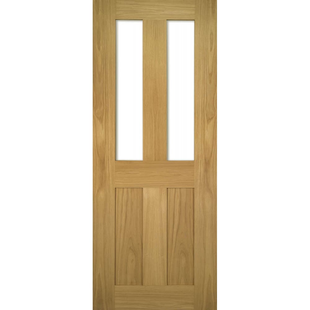 Deanta Eton Unfinished Oak Glazed 1981mm x 610mm x 35mm