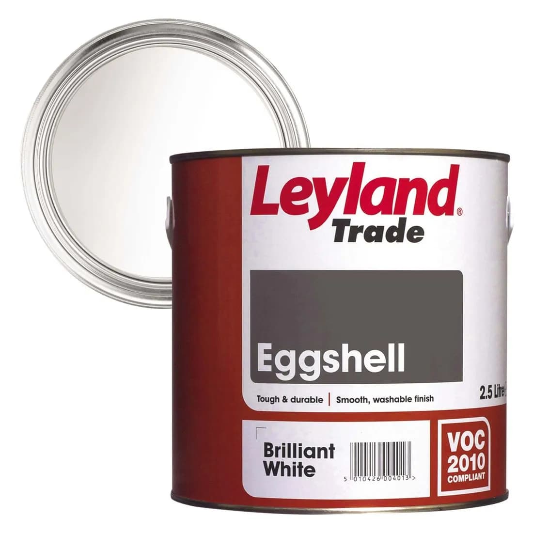 Leyland Eggshell Brilliant White 2.5L