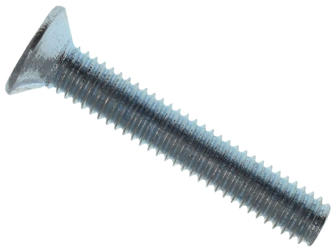 METALMATE® Machine Screw Pozi Compatible CSK ZP M5 x 25mm Box 50 MEMMSCSK0525