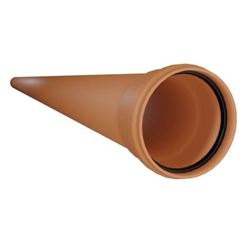160mm x 6mtr x Pack of 28 (45.00 per unit) - Underground Drainage Pipe Single Socket