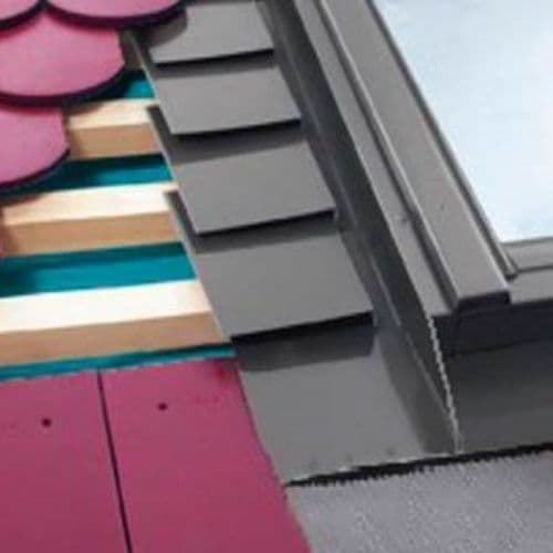 Pitched Roof Window Flashing For Plain Tiles Up To 16mm Thick Recessed Style - 660mm x 980mm