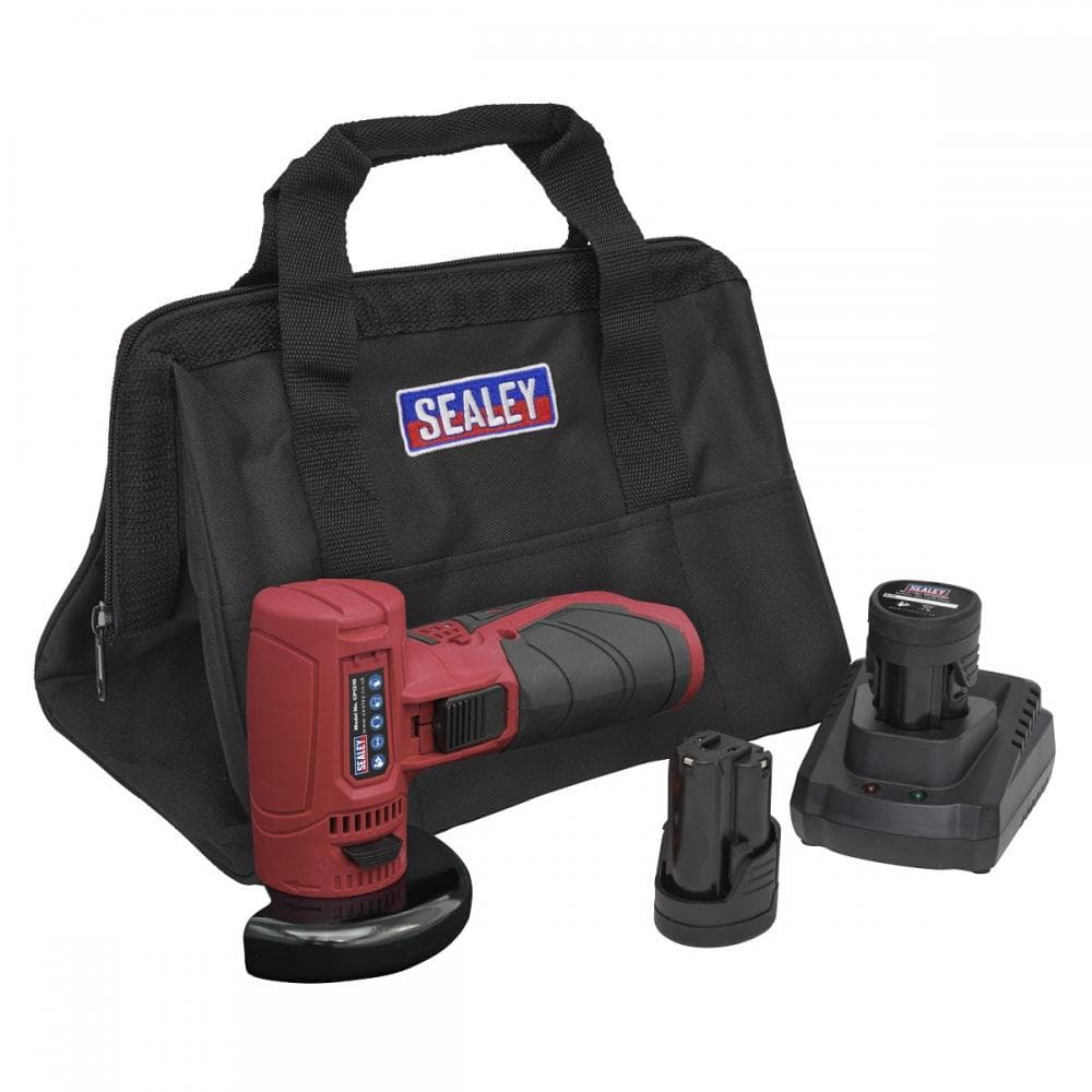 Sealey CP1210KIT Angle Grinder Kit Ø75Mm 12V Sv12 Series - 2 Batteries