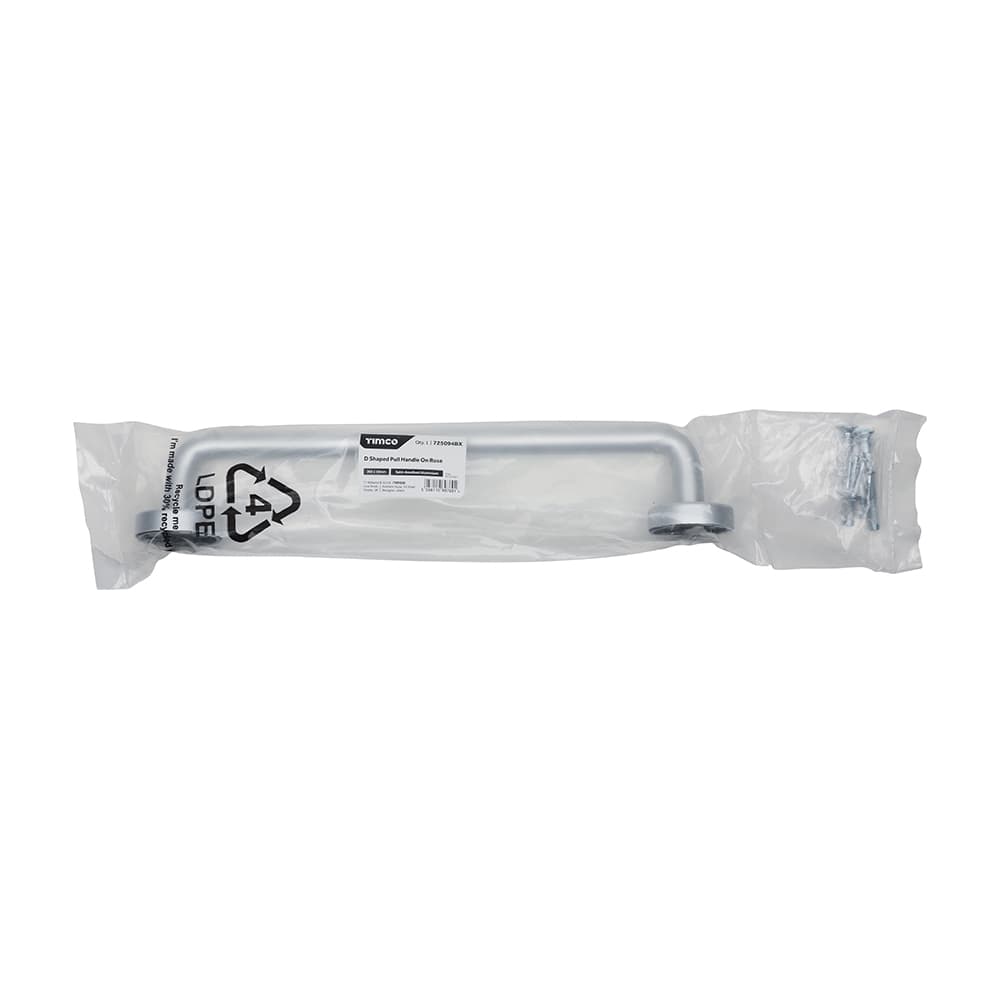 Timco D Shaped Pull Handle On Rose - Satin Anodised Aluminium Bag 1 725094BX