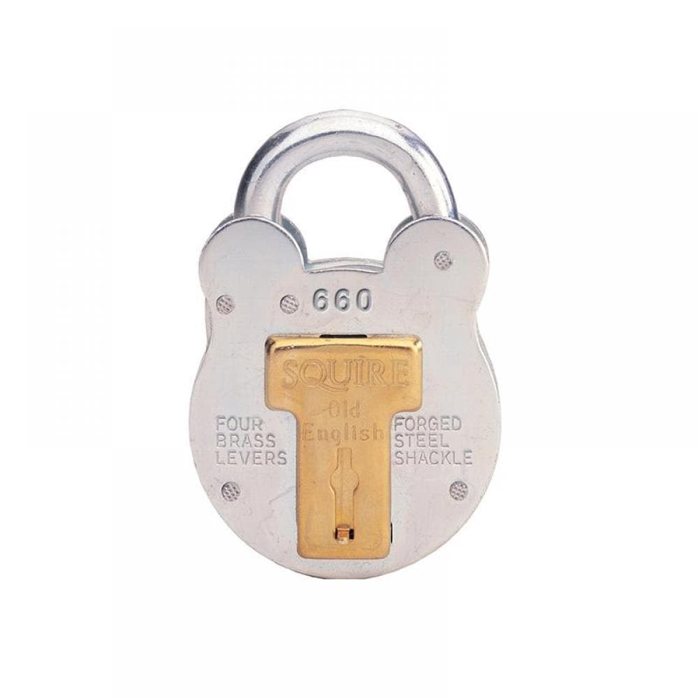Squire 660/KA PES8 660Ka Old English Padlock With Steel Case 64Mm Keyed