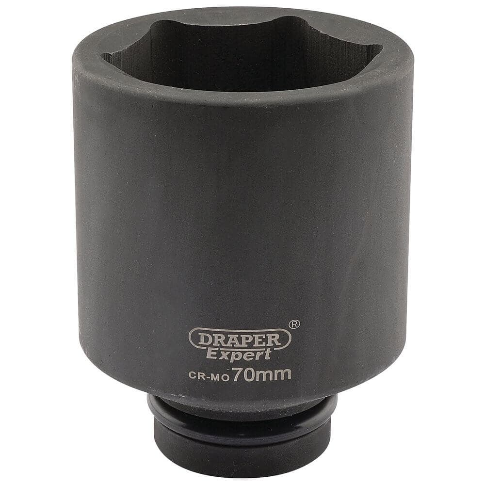 Draper Expert 05159 Expert Hi-Torq® 6 Point Deep Impact Socket 1in Sq. Dr. 70Mm each