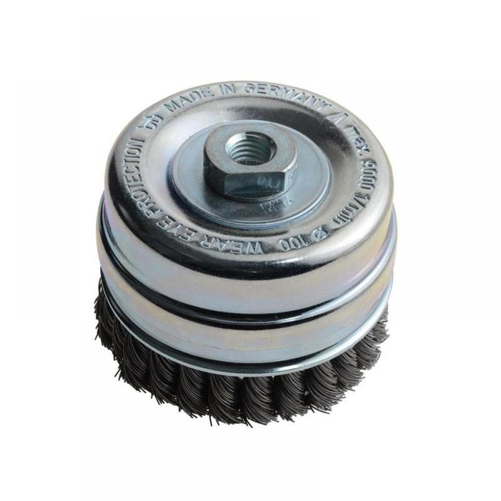 Lessmann 486.217 Knot Cup Brush 100Mm M14X2.0 0.50 Steel Wire*