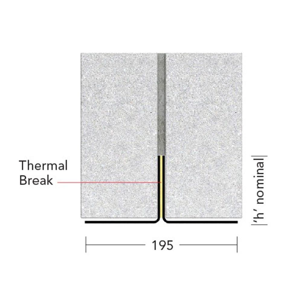 IG Standard Duty Steel Thin Joint Lintel 750mm x 60mm - L9/TJ