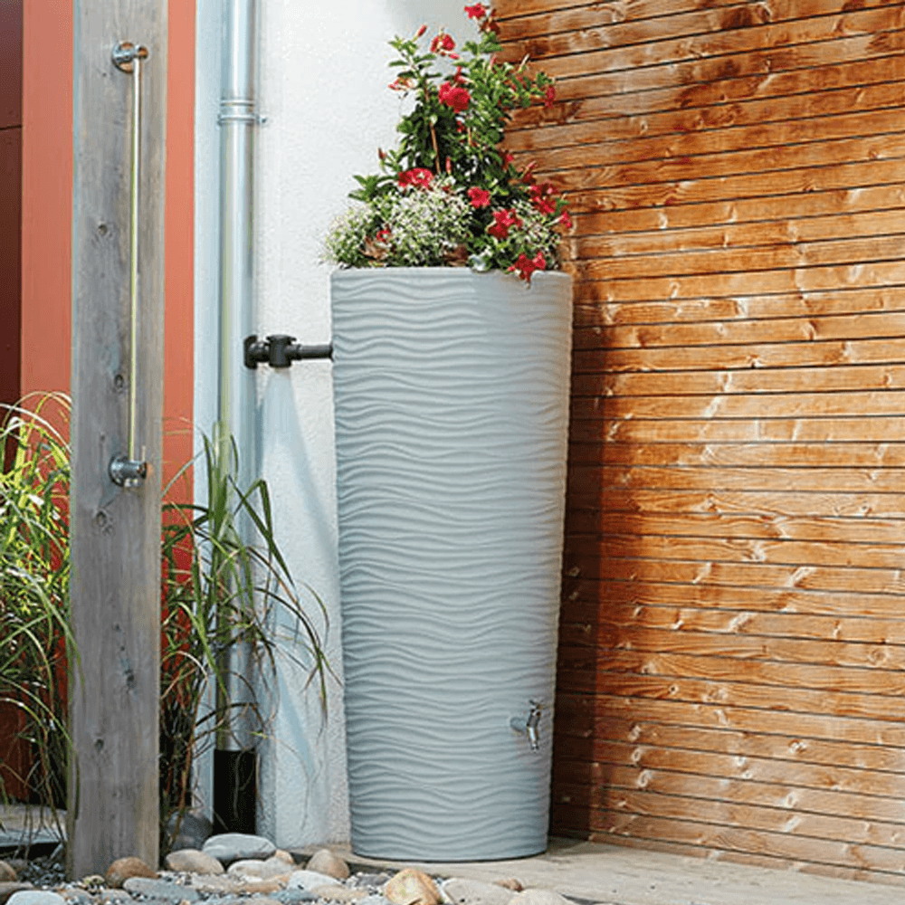 350L Natura 2 in 1 Water Tank with Planter - Beach Beige Graf
