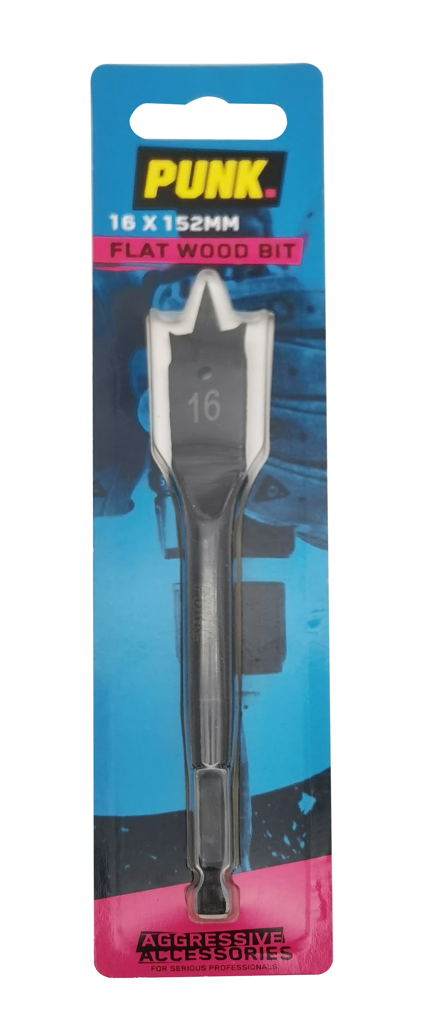Punk 16mm x 152mm Flat Bit Q