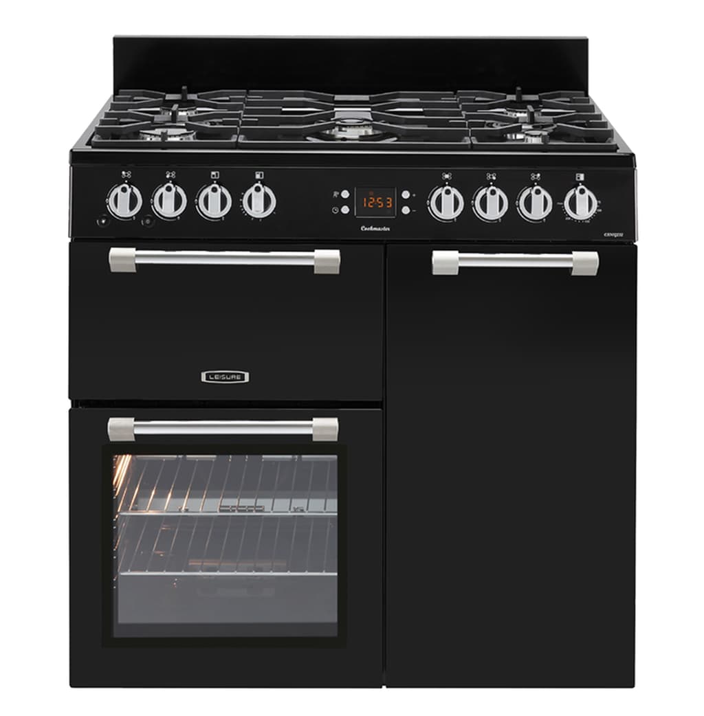Leisure Cookmaster Gas Range Cooker Black 90cm - CK90G232K