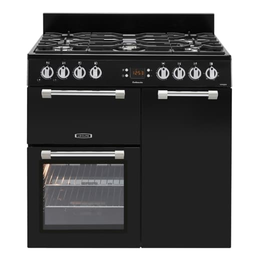 Leisure Cookmaster Gas Range Cooker Black 90cm - CK90G232K
