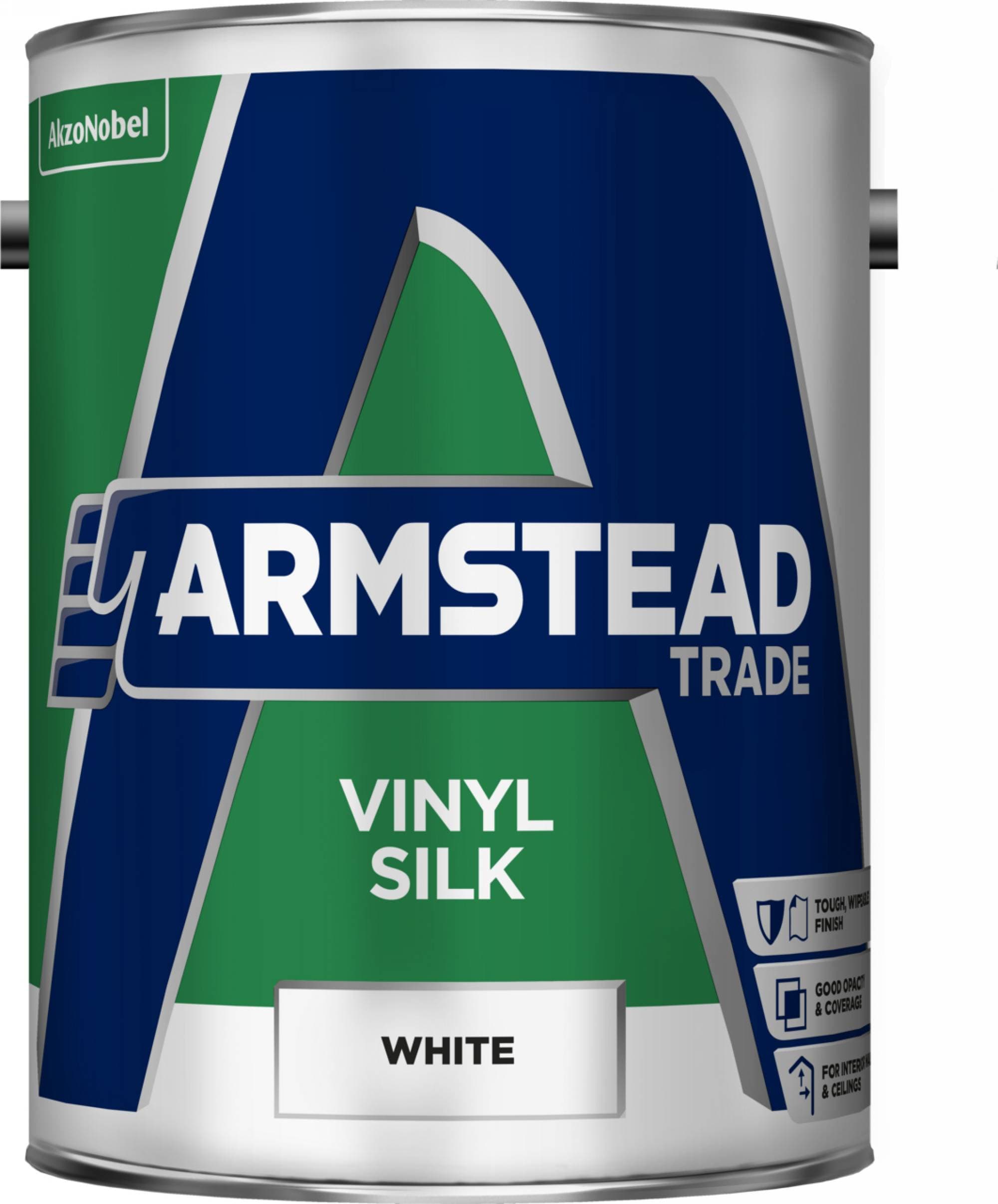 Glidden Armstead Vinyl Silk White 5L