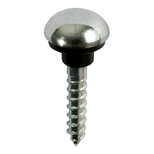 TIMCO Mirror Hanging Screws – Zinc – Chrome Dome