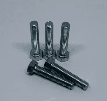 M5 Grade A Hex Head Set Screw Zinc Trivalent DIN933