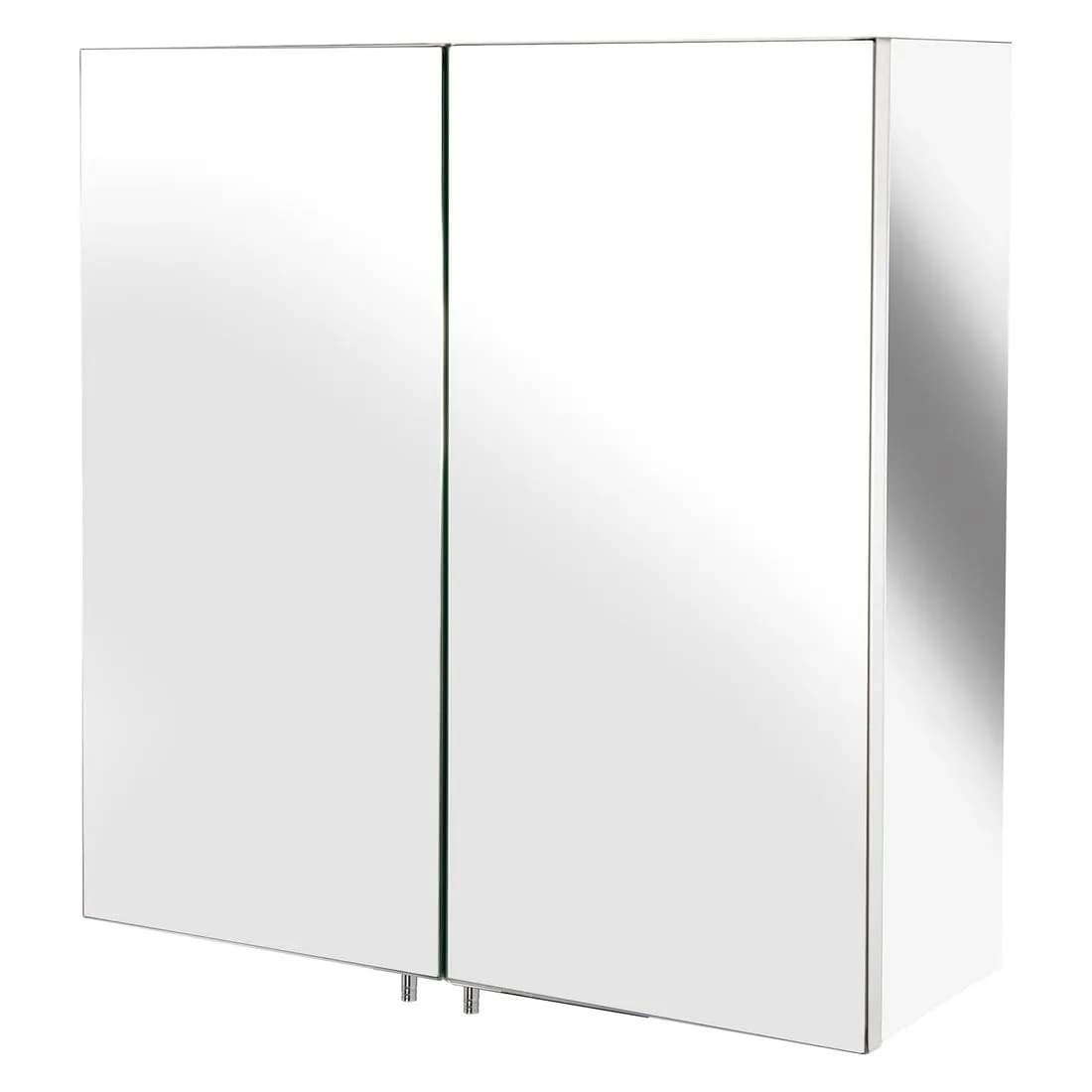 Double Door Bathroom Cabinet Stainless Steel Croydex Avon
